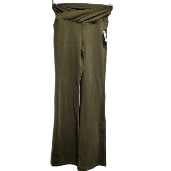 Old Navy Pants - Old Navy Yoga Pants Womens Size Xs Extra Highrise‎ Green Cloudcomfy Bootcut